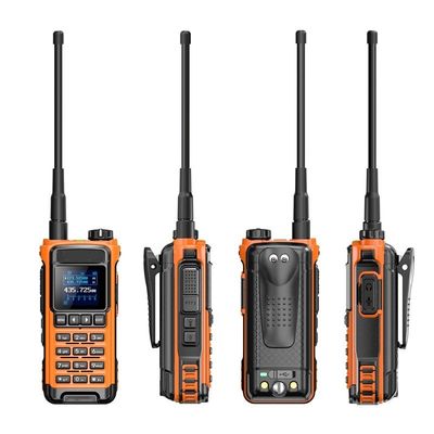 VHF 136-174 MHz Émetteur-récepteur IC-U86 UHF 400-470MHz Radio à deux voies Walkie Talkie Noir