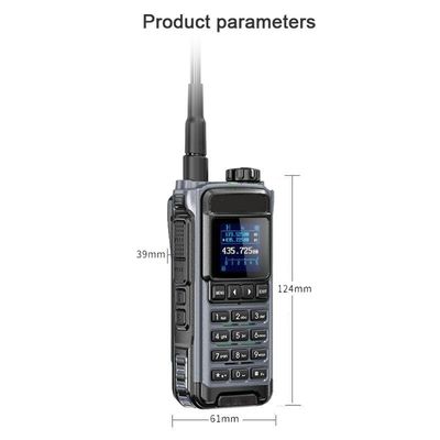 VHF 136-174 MHz Émetteur-récepteur IC-U86 UHF 400-470MHz Radio à deux voies Walkie Talkie Noir