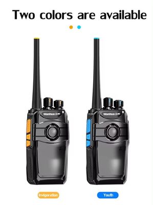 Système d'interphone walkie-talkie portatif pour comptoir bancaire 103*61*33MM 16 canaux de stockage