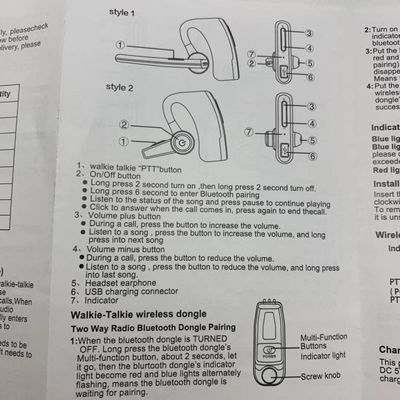 Les écouteurs radio sans fil à deux voies GMRS pour XIR P8608 P8668I DP4801 type Walkie Talkie