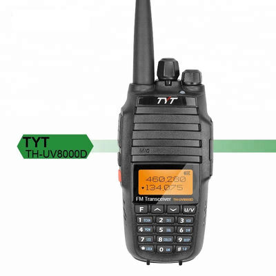 10W Radio FM SDR à double bande TYT 8000D DMR UV-8000D pour une portée de conversation de 5 à 10 km