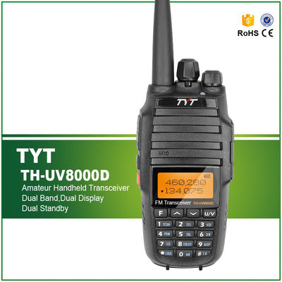 10W Radio FM SDR à double bande TYT 8000D DMR UV-8000D pour une portée de conversation de 5 à 10 km