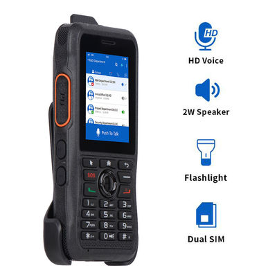 Réseau 4G Radio bidirectionnelle Zello T310 Rugged 4G Poc Téléphone portable avec petit clavier de 2,4 pouces