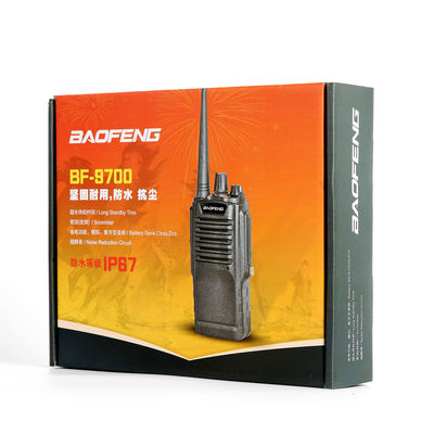 Baofeng BF-9700 S-51 IP67 étanche à l'eau à double bande Radio à deux voies avec 128 canaux de stockage