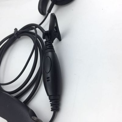 Écouteurs Walkie Talkie câblés en noir et compatibles avec le Motorola GP328 GP340 GP380