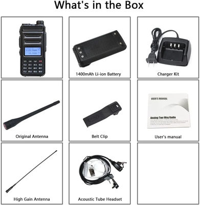 Anglais Langue d'exploitation Radio portative à deux voies pour téléphone portable walkie-talkie