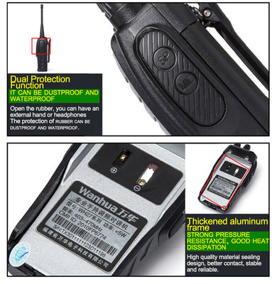 Wanhua WH27 Radio à longue portée Walkie Talkie à deux voies avec une plage de température de -30 à 60 °C