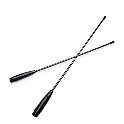 1.5W Puissance de sortie à double bande VHF/UHF 144/430MHz Antenne radio mobile à fouet pliable