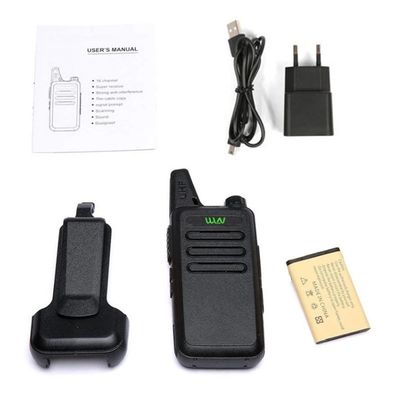 Émetteur-récepteur portable MINI de 16 canaux WLN KD-C1 pour le radiocommunicateur Walkie Talkie