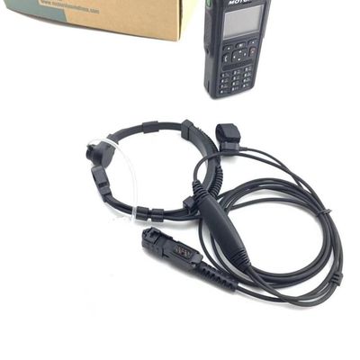 Motorola MTP3150 3250 6750 Microphone à gorge lourde avec casque à tube acoustique