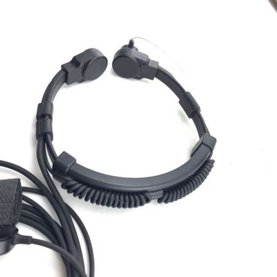 Motorola MTP3150 3250 6750 Microphone à gorge lourde avec casque à tube acoustique
