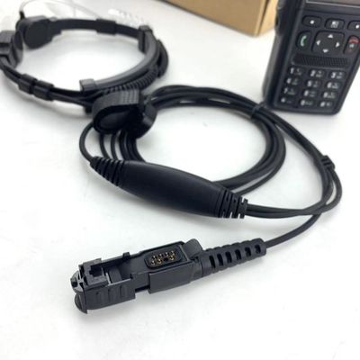 Motorola MTP3150 3250 6750 Microphone à gorge lourde avec casque à tube acoustique