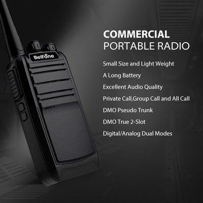 Bellphone DMO Pseudo Trunk VHF/UHF Walkie Talkie BF-TD506 128 Canaux de stockage et deux modes