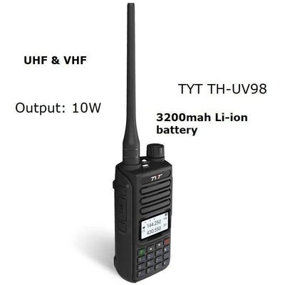TYT TH-UV98 10W Walkie-Talkie Le choix idéal pour les guides touristiques et les activités de plein air