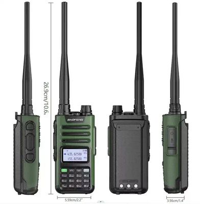 Baofeng UV-9R Pro T57 Walkie Talkie portatif de 10 W 3.7V Transcepteur avec batterie de 2800 mAh