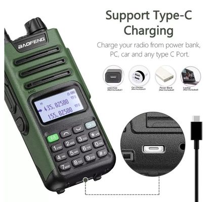 Baofeng UV-9R Pro T57 Walkie Talkie portatif de 10 W 3.7V Transcepteur avec batterie de 2800 mAh