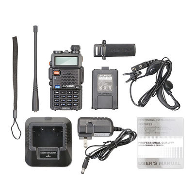 Baofeng Uv5r Bf-uv5r Radio à double bande 3800mah Walkie Talkie Portable 5W Radio Téléphone