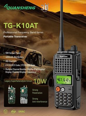 2024 Amateur Walkie Talkie 15W haute puissance longue distance Radio bidirectionnelle avec une portée de 500 km