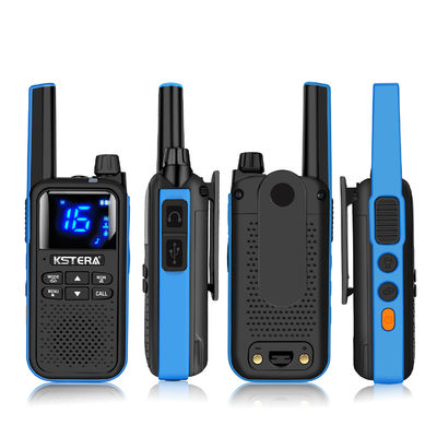 Approuvé par la CE KST AT100 Walkie Talkie imperméable à l'eau avec écouteur à dent bleue pour T82 T80 T62