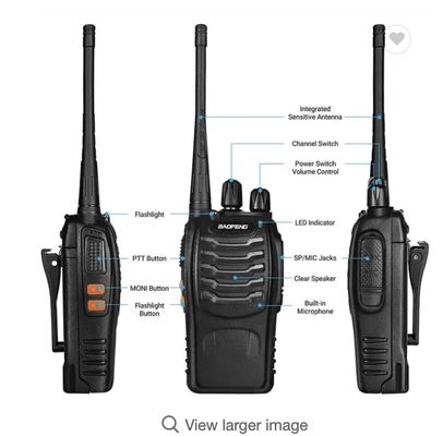BAOFENG BF-888S Single Band 400-470mhz Radio portable à deux voies avec émetteur-récepteur