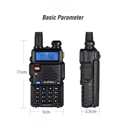 5 couleurs Vhf Walkie Talkie Dual Band numérique Baofeng UV-5r Radio à deux voies pour radio de jambon