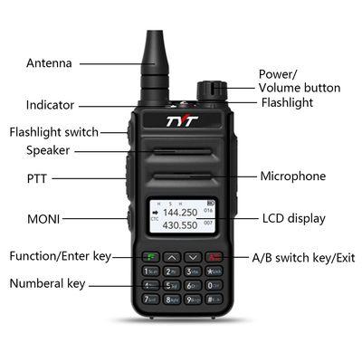 TYT TH-UV88 VHF 136-174MHz UHF 400-480MHz Walkie Talkie 5W Scrambler VOX Transcepteur FM