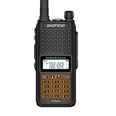 130 x 58 x 35 mm Noir Baofeng Bf-UV2plus IP68 LED lampe de poche UV à double bande Walkie Talkie
