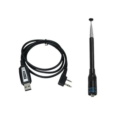 130 x 58 x 35 mm Noir Baofeng Bf-UV2plus IP68 LED lampe de poche UV à double bande Walkie Talkie