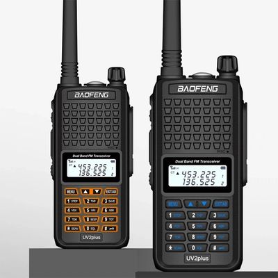 130 x 58 x 35 mm Noir Baofeng Bf-UV2plus IP68 LED lampe de poche UV à double bande Walkie Talkie