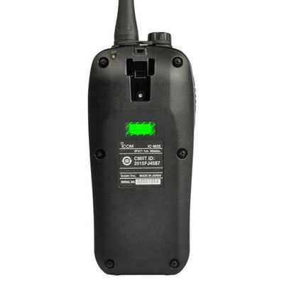 IC-M25 portable de l'interphone Walkie Talkie 5W 128 / 16 canaux étanche portable noir en 2024