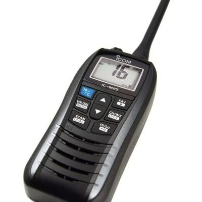 IC-M25 portable de l'interphone Walkie Talkie 5W 128 / 16 canaux étanche portable noir en 2024