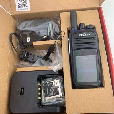 1800 mAh de capacité de batterie Walkie Talkie Android 9.0 N58 avec longue portée 4G et GPS