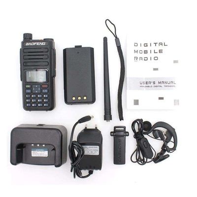 DMR VHF/UHF Baofeng DM-1801 Walkie Talkie à double bande portatif pour interphone à signal numérique