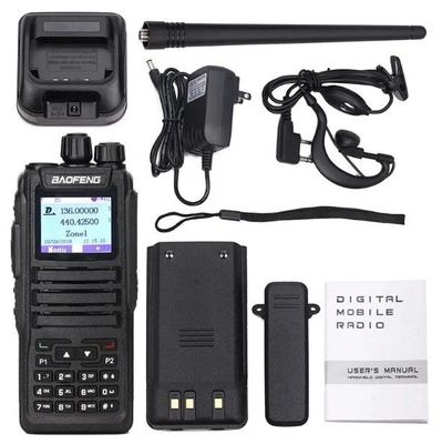 Baofeng DMR DM-1701 128 Canal de stockage 136-174MHz 400-470MHz Radio à deux voies Portable