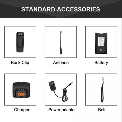 7.4V numérique UHF VHF Dmr Radio portable sans fil longue portée walkie-talkie
