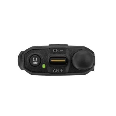 128 canaux de stockage Walkie-Talkie noir avec une puissance de signal élevée et un signal fort