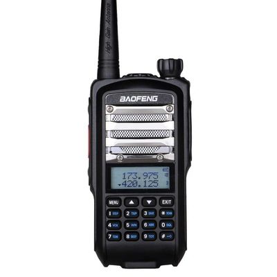128 Canaux de stockage Baofeng UV-7r Ultraviolet Interphone radio à double fréquence Cheveux droits