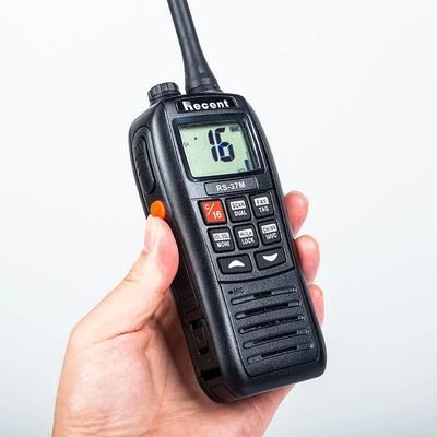Récent RS-37m IP67 imperméable à l'eau 5W VHF 2 Way Long Range Walkie Talkie Radio Marine