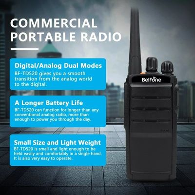 216g Straight Bf-TD520 DMR Radio Walkie-Talkie à un prix abordable avec 128 canaux de stockage