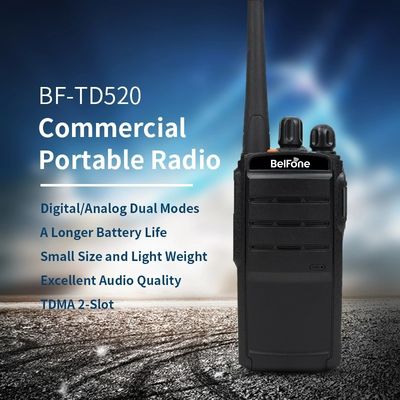 216g Straight Bf-TD520 DMR Radio Walkie-Talkie à un prix abordable avec 128 canaux de stockage