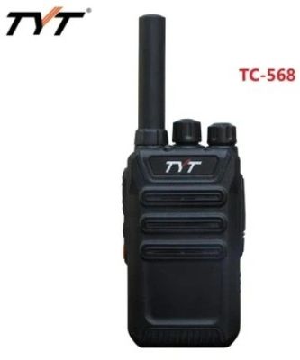 1W/4W Puissance de sortie Black Tyt Tc-568 Walkie-Talkie analogique pour une communication compacte