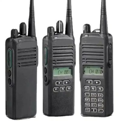 122 X 55 X 35,5 mm Radio portable bidirectionnelle VHF / UHF Intercom avec batterie Li-on incluse