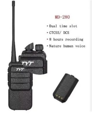 5W Tyt MD-280 Dmr Walkie Talkie avec récepteur et émetteur à fonction Superhet en 2024