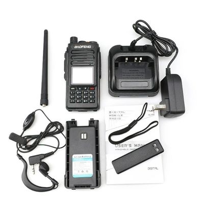 Interphone sans fil 160g Baofeng DM-1702 avec résistance à l'eau IPX5 et alarme d'urgence