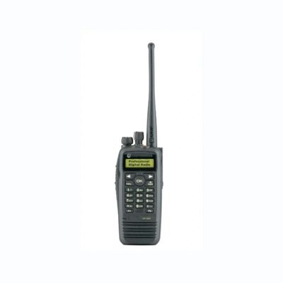 Radio numérique Walkie-Talkie portatif UHF/VHF à tension de fonctionnement 7,4 V en noir