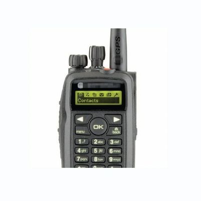 Radio numérique Walkie-Talkie portatif UHF/VHF à tension de fonctionnement 7,4 V en noir