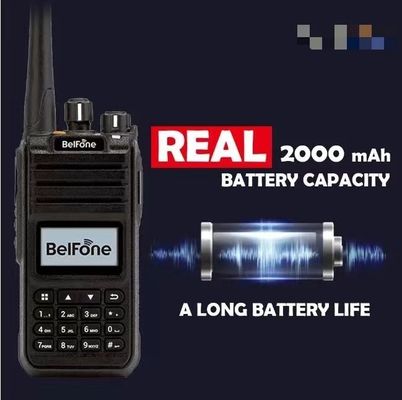 Bellphone noir Bf-Td515 VHF UHF Radio longue portée 5W Portable sans fil à deux voies Commercial