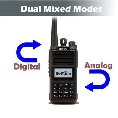 Bellphone noir Bf-Td515 VHF UHF Radio longue portée 5W Portable sans fil à deux voies Commercial