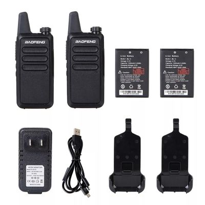 3.7V Radio pour enfants Mini Walkie-Talkie VHF UHF Portable à deux voies Radio Baofeng Bf-T7