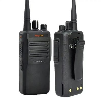 EVX-C31 Interphone analogique numérique portable à double usage avec batterie Li-on et autre puissance de sortie